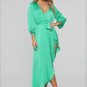 Fashion Nova Sheer Attraction Maxi Dress